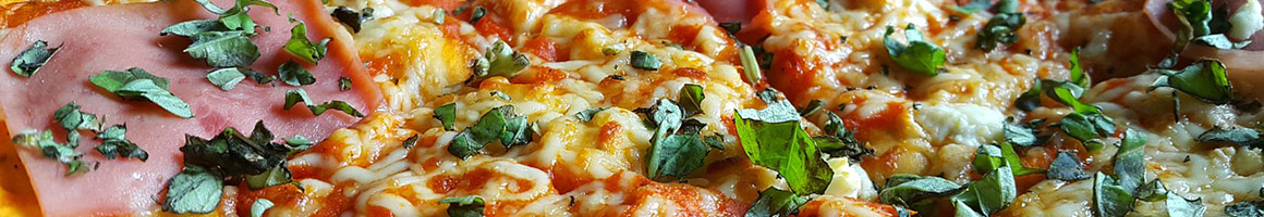 Eating Italian Pizza at Apizza di Napoli® restaurant in Aiken, SC.